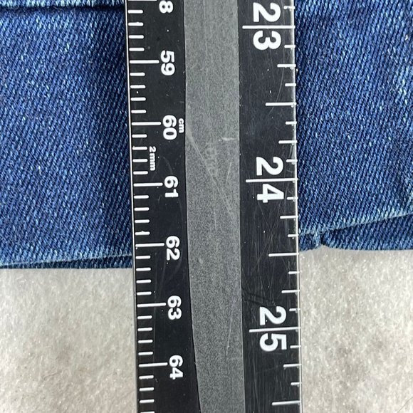 NWOT Vintage LIZ CLAIBORNE Lizwear Women 2 Petite Blue Denim Lined Jacket Blazer - Picture 5 of 13